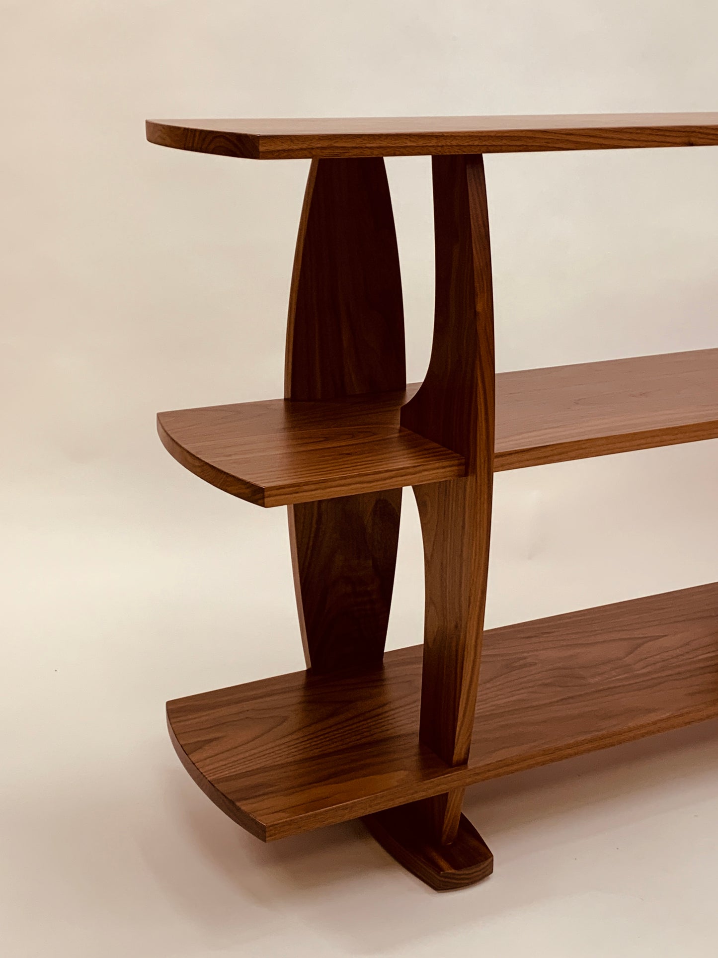 Mid-Century-Inspired Floe Bookcase in Hardwood