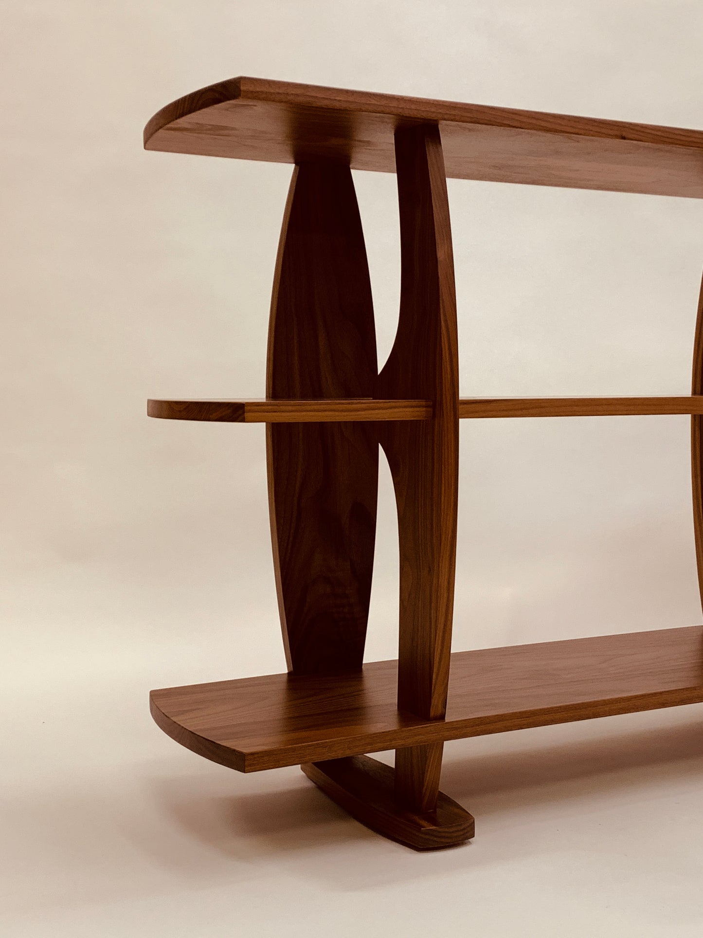 Mid-Century-Inspired Floe Bookcase in Hardwood