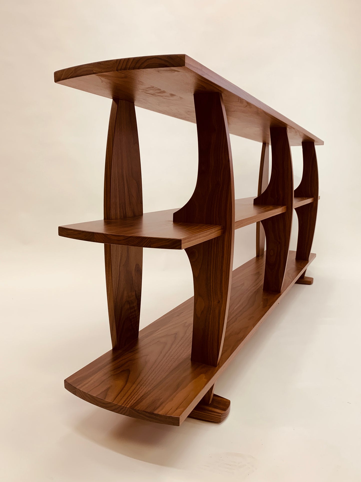 Mid-Century-Inspired Floe Bookcase in Hardwood