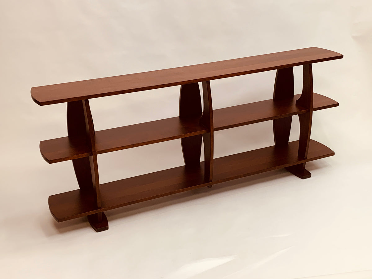Mid-Century-Inspired Floe Bookcase in Hardwood