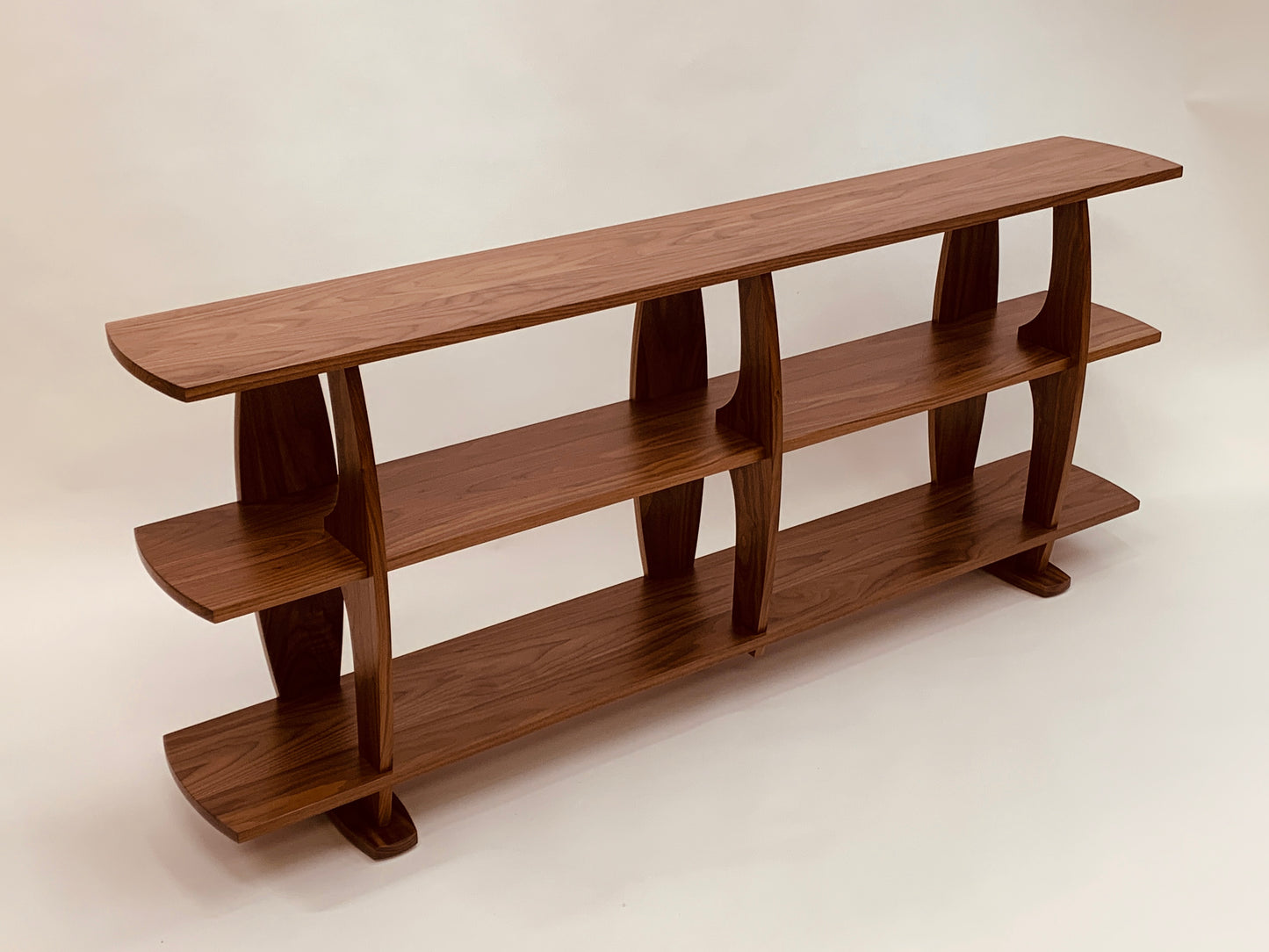 Mid-Century-Inspired Floe Bookcase in Hardwood