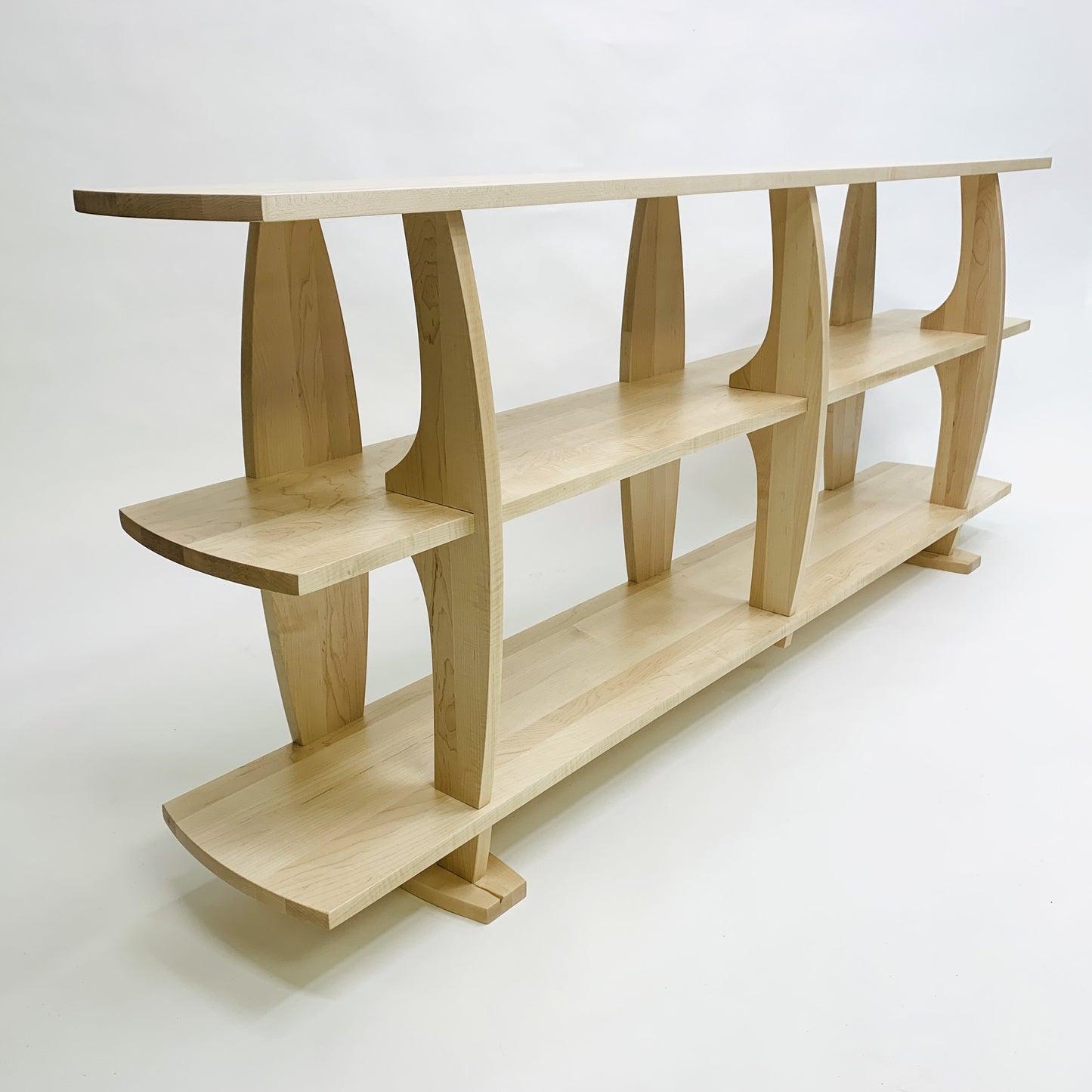 Mid-Century-Inspired Floe Bookcase in Hardwood