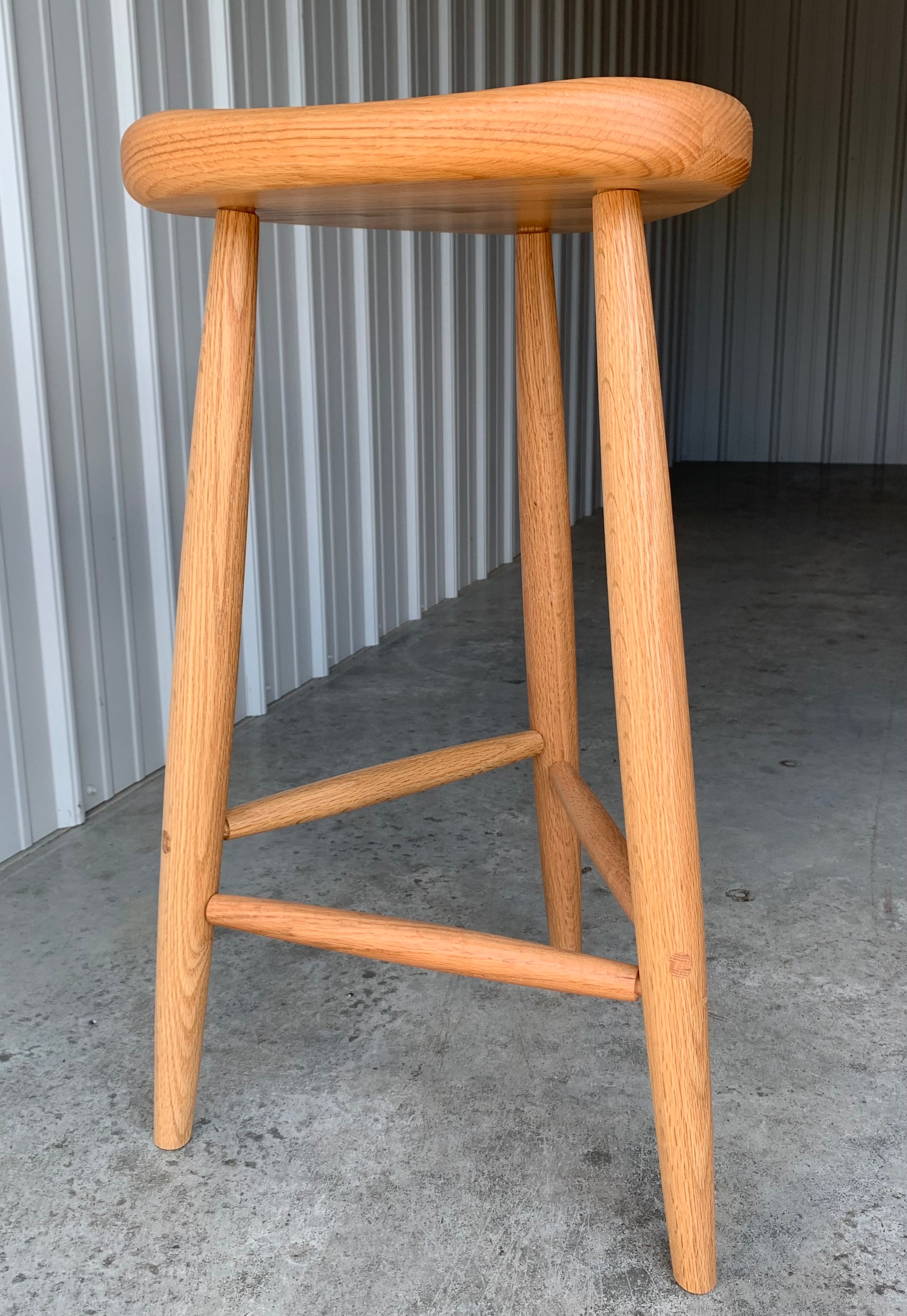 Three legged bar stool sale